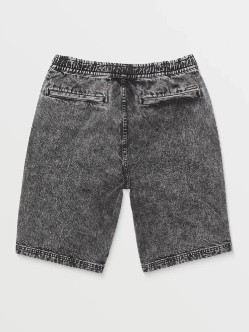 ανδρική τζιν βερμούδα με λάστιχο volcom freazy loose elasticated short