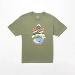 παιδική μπλούζα από την volcom σε πράσινο χρώμα, pnw t-shirt