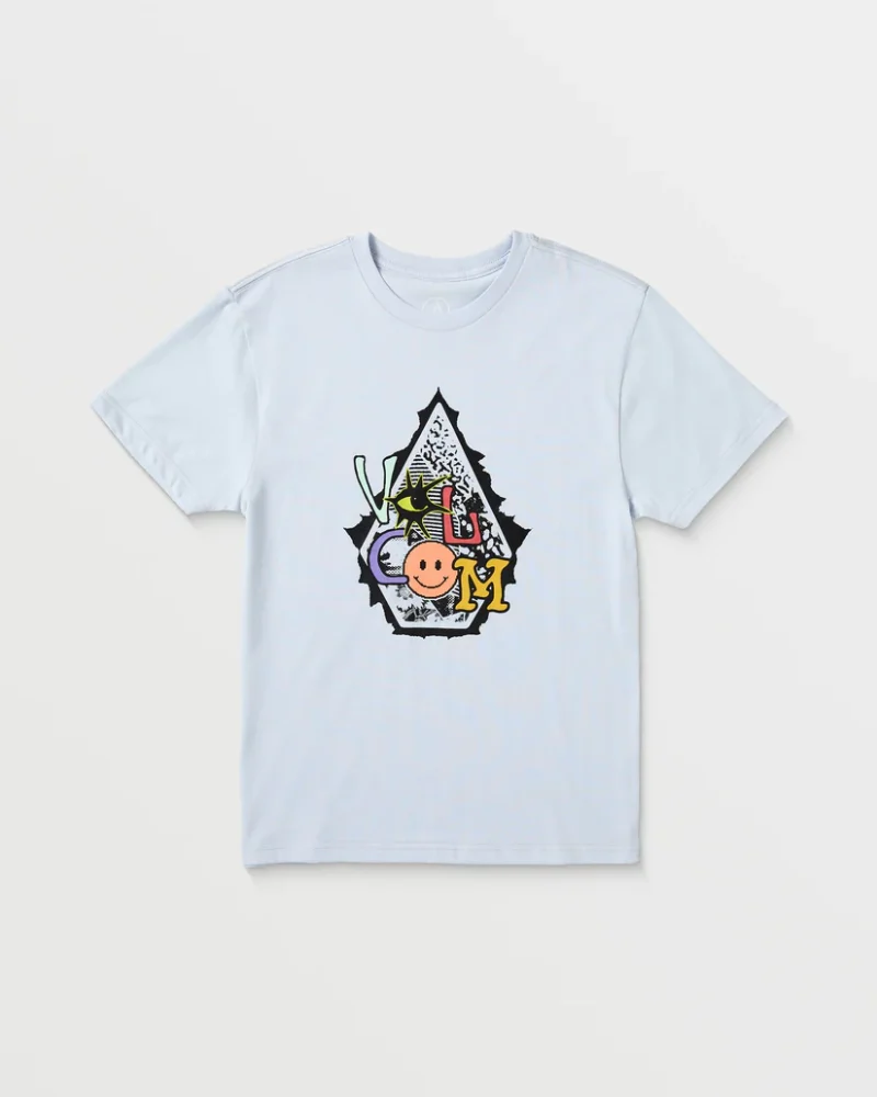 παιδικό κοντομάνικο μπλουζάκι από την volcom, psychosis kids t-shirt