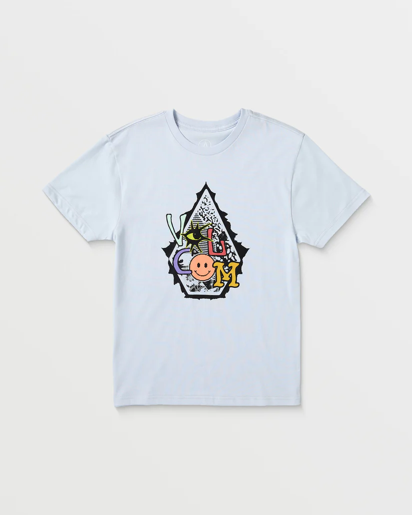παιδικό κοντομάνικο μπλουζάκι από την volcom, psychosis kids t-shirt