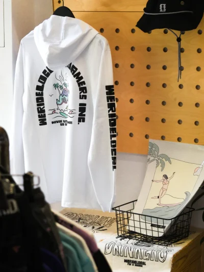 ανδρική μακρυμάνικη μπλούζα από την we ride local, roamers v6 white longsleeve