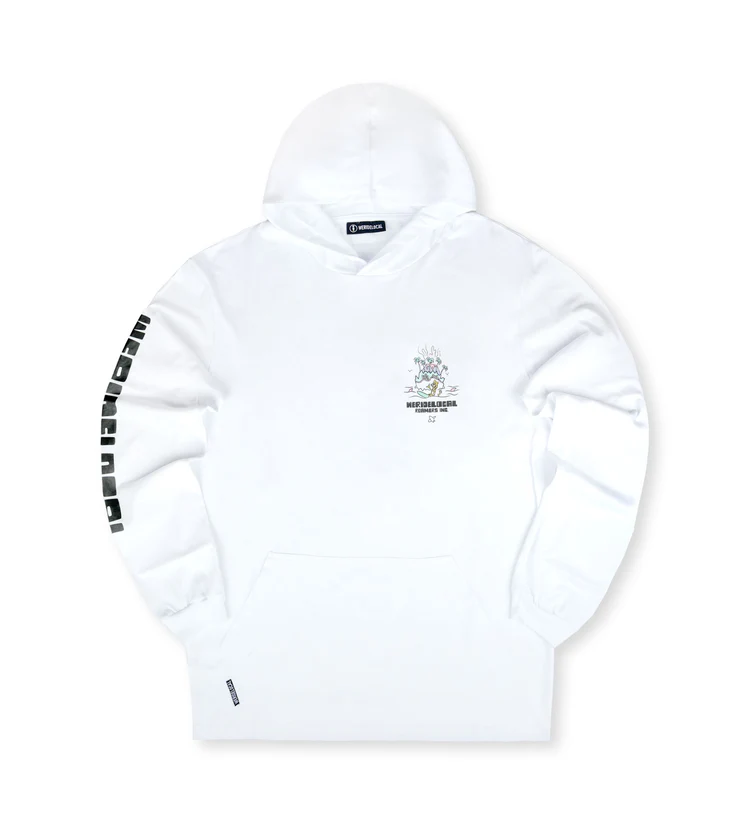 ανδρική μακρυμάνικη μπλούζα από την we ride local, roamers v6 white longsleeve
