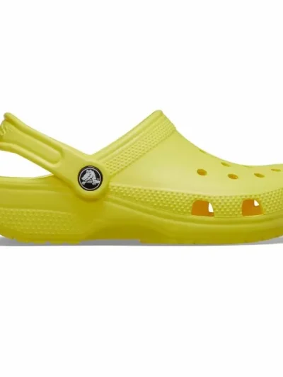 παιδικά σαμπό σε κίτρινο χρώμα, crocs classic clog t cyber yellow