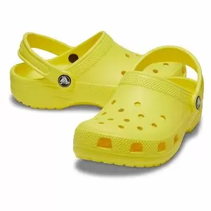 παιδικά σαμπό σε κίτρινο χρώμα, crocs classic clog t cyber yellow