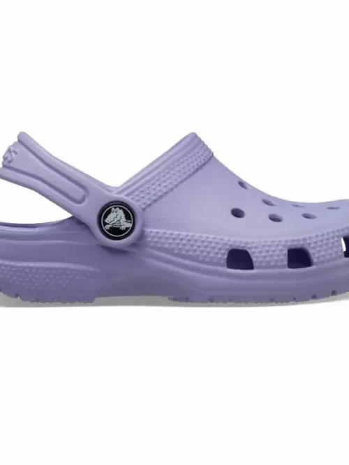παιδικό σαμπό σε μωβ χρώμα, crocs classic clog t mystic purple