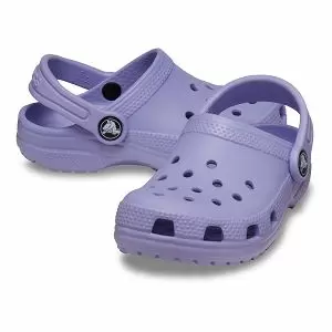 παιδικό σαμπό σε μωβ χρώμα, crocs classic clog t mystic purple