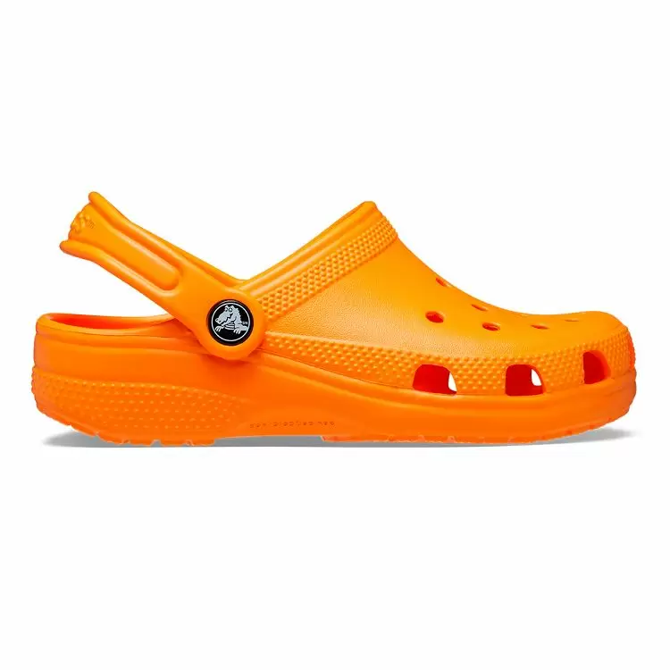 παιδικό σαμπό σε πορτοκαλί χρώμα, crocs classic clog t orange zing