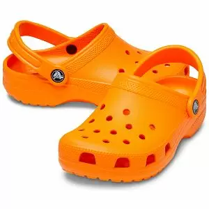 παιδικό σαμπό σε πορτοκαλί χρώμα, crocs classic clog t orange zing
