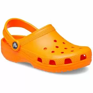 παιδικό σαμπό σε πορτοκαλί χρώμα, crocs classic clog t orange zing