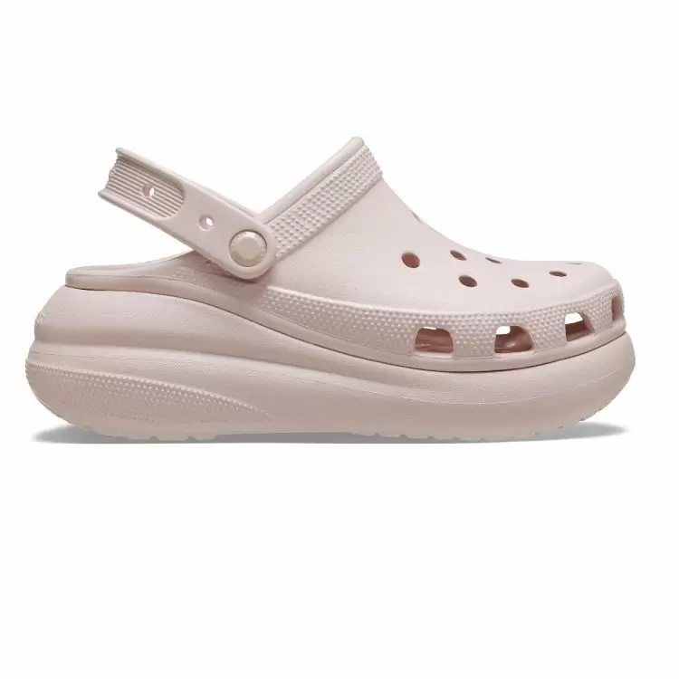 crocs-classic-crush-clog-quartz δίπατο σαμπό σε ροζ χρώμα, crocs classic crush clog quartz
