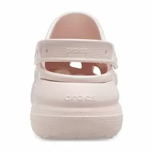 δίπατο σαμπό σε ροζ χρώμα, crocs classic crush clog quartz