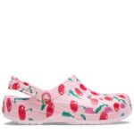 σαμπό σε ροζ χρώμα με σχέδιο κεράσια από την crocs, classic fresh fruits clog cherry
