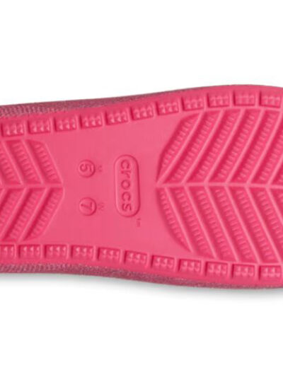 παντόφλες με γκλίτερ από την crocs, classic iridescent glitter sandals