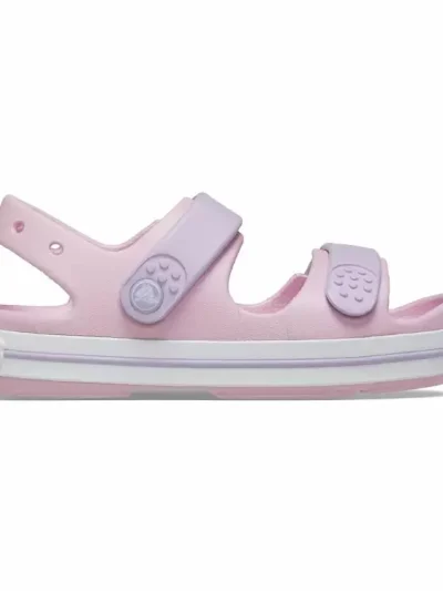 παιδικά σανδάλια σε ροζ χρώμα από την crocs, crocs crocband cruiser sandal k ballerina lavender