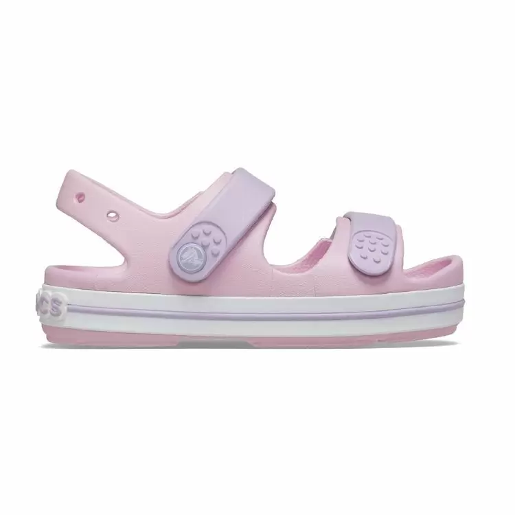 παιδικά σανδάλια σε ροζ χρώμα από την crocs, crocs crocband cruiser sandal k ballerina lavender