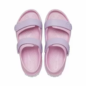 παιδικά σανδάλια σε ροζ χρώμα από την crocs, crocs crocband cruiser sandal k ballerina lavender