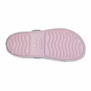 παιδικά σανδάλια σε ροζ χρώμα από την crocs, crocs crocband cruiser sandal k ballerina lavender