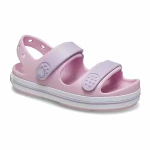 παιδικά σανδάλια σε ροζ χρώμα από την crocs, crocs crocband cruiser sandal k ballerina lavender
