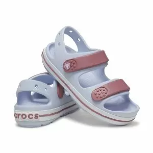 παιδικά σανδάλια από την crocs με διχρωμία, crocs crocband cruiser sandal k dreamspace/cassis