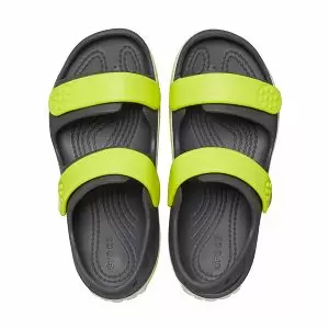 παιδικά σανδάλια σε γκρι χρώμα από την crocs, crocs crocband cruiser sandal k slate grey