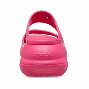 γυναικεία crocs με πλατφόρμα σε ροζ έντονο χρώμα, crocs crush sandal dragon fruit