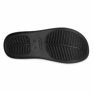 γυναικείες σαγιονάρες με πλατφόρμα από την crocs σε μαύρο χρώμα, getaway platform flip black