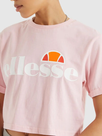 Ellesse Alberta Cropped T-shirt Pink Γυναικεία Μπλούζα - Image 10