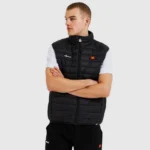 ανδρικό γιλέκο σε μαύρο χρώμα από την ellesse, bardy gilet black