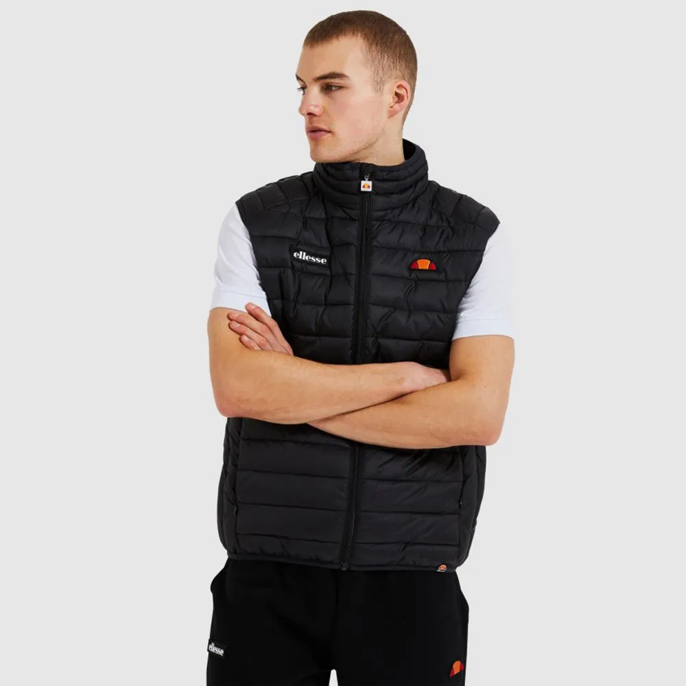 ανδρικό γιλέκο σε μαύρο χρώμα από την ellesse, bardy gilet black