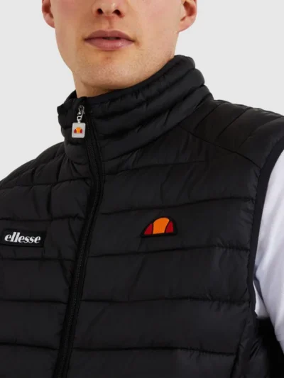ανδρικό γιλέκο σε μαύρο χρώμα από την ellesse, bardy gilet black