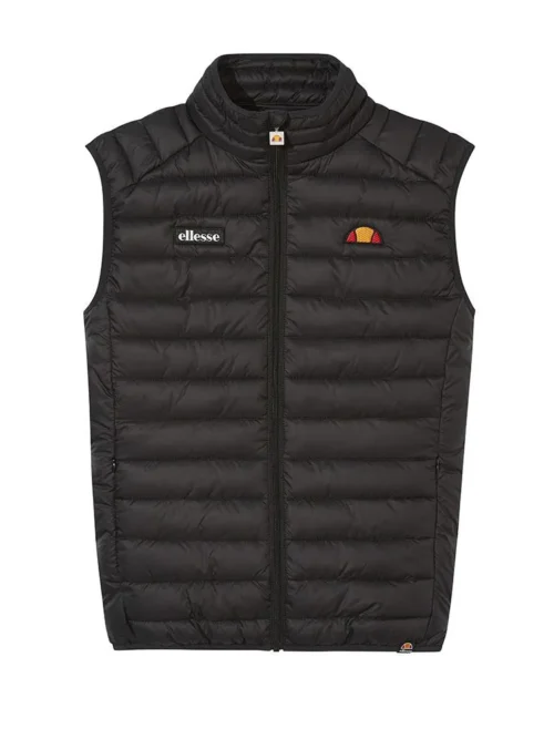 ανδρικό γιλέκο σε μαύρο χρώμα από την ellesse, bardy gilet black