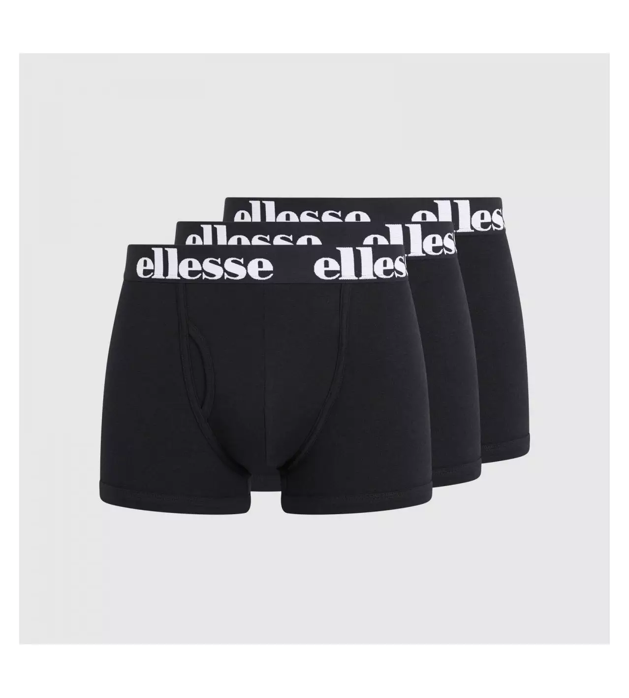 ανδρικά μαύρα μποξεράκια από την ellesse σε πακέτο των τριών, ellesse core hali 3pk boxers