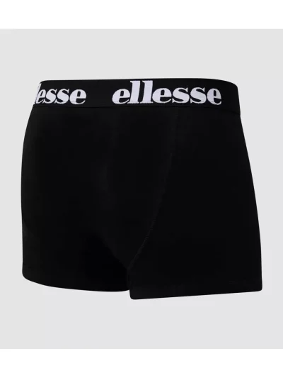 ανδρικά μαύρα μποξεράκια από την ellesse σε πακέτο των τριών, ellesse core hali 3pk boxers