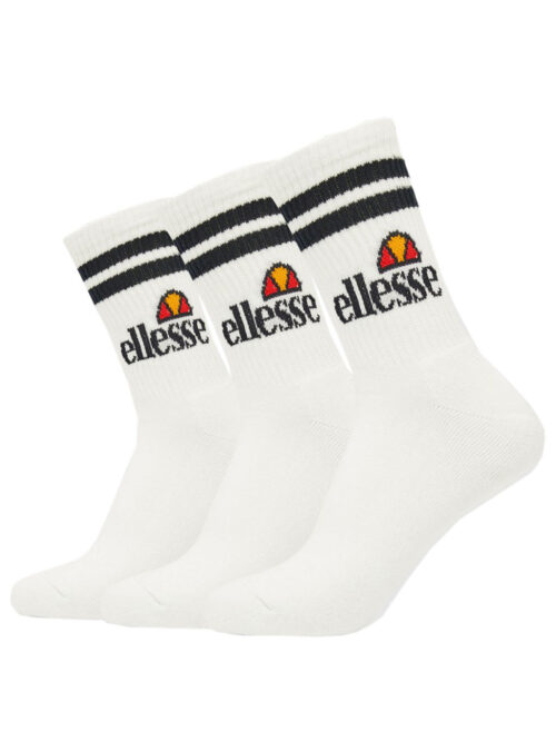 πακέτο κάλτσες σε άσπρο χρώμα από την ellesse, heritage core pullo 3pk socks
