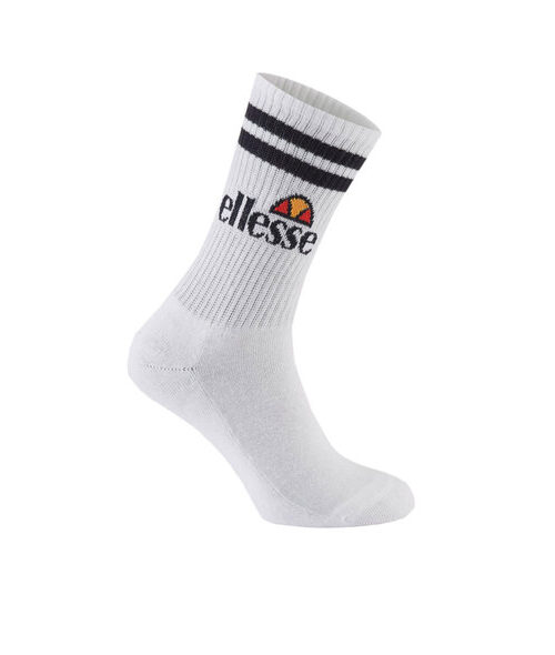 πακέτο κάλτσες σε άσπρο χρώμα από την ellesse, heritage core pullo 3pk socks