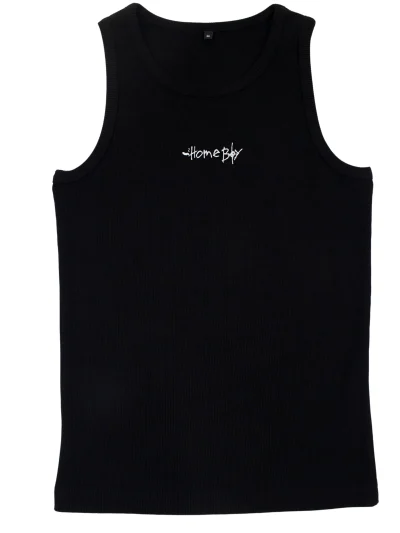 αμάνικη μπλούζα σε μαύρο χρώμα από την homeboy, tank top achsel h black