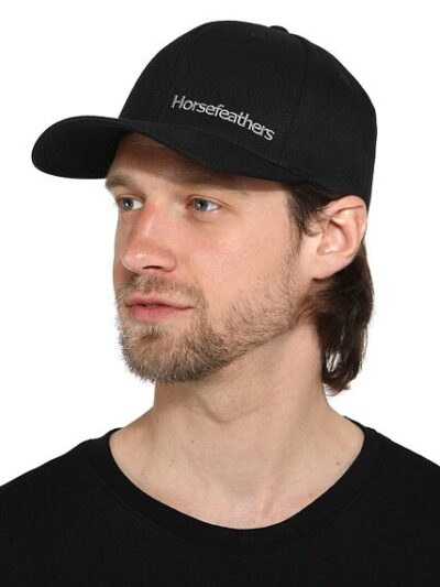 καπέλο σε μαύρο χρώμα από την horsefeathers, beckett cap