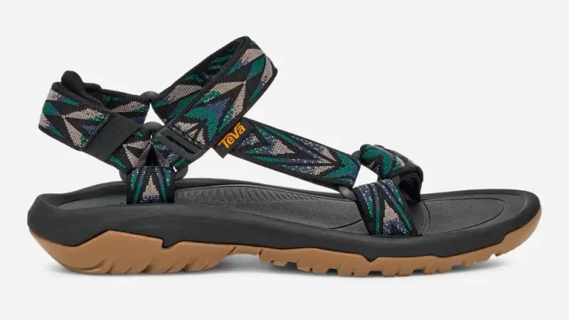 teva-hurricane-xlt2 ανδρικά σανδάλια από την teva με σχέδια σε μαύρο και μπλε χρώμα, teva hurricane xlt2