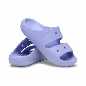 γυναικεία παντόφλα από την crocs σε μωβ χρώμα, crocs classic sandal