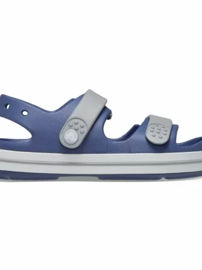 παιδικά πέδιλα σε μπλε και γκρι χρώμα από την crocs, cruiser sandal