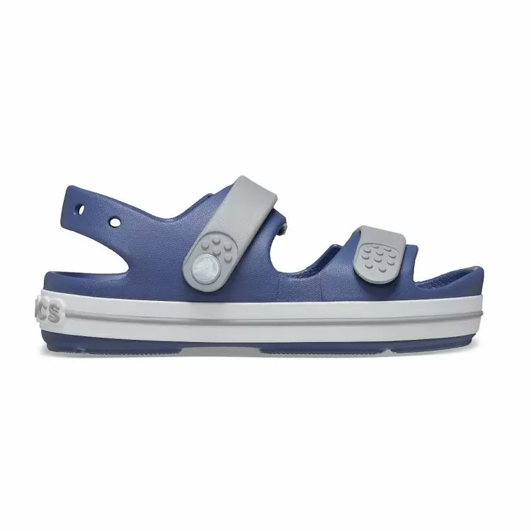 παιδικά πέδιλα σε μπλε και γκρι χρώμα από την crocs, cruiser sandal