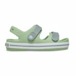 παιδικά πέδιλα σε πράσινο χρώμα από την crocs, crocband cruiser sandal k