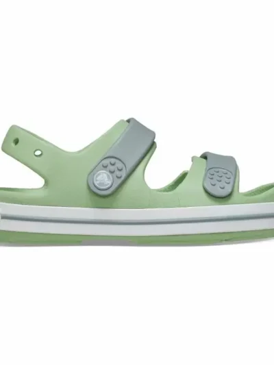 παιδικά πέδιλα σε πράσινο χρώμα από την crocs, crocband cruiser sandal k