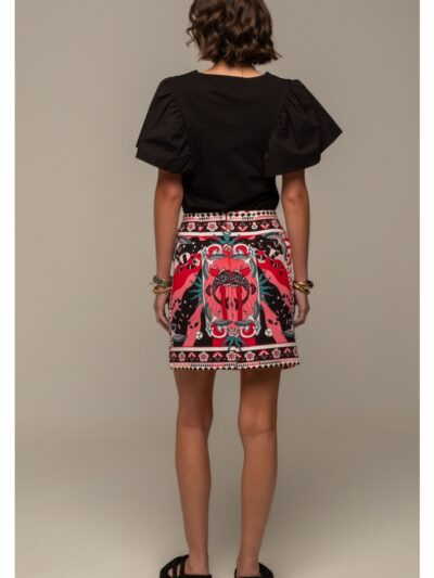 γυναικεία μίνι φούστα με σχέδια από την Peace and chaos, genesis mini skirt