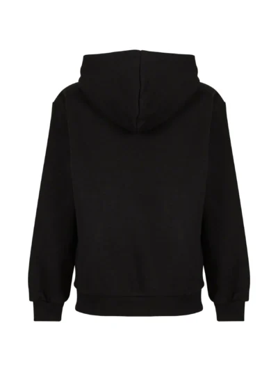 παιδικό φούτερ σε μαύρο χρώμα από την karl kani, kids small signature essential hoodie