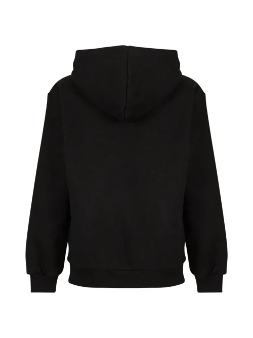 παιδικό φούτερ σε μαύρο χρώμα από την karl kani, kids small signature essential hoodie