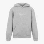 παιδικό φούτερ σε γκρι χρώμα από την karl kani , kids small signature essential hoodie grey