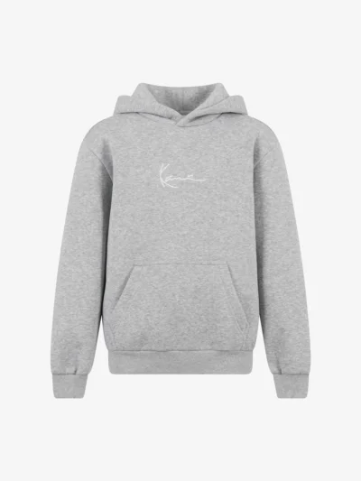 παιδικό φούτερ σε γκρι χρώμα από την karl kani , kids small signature essential hoodie grey