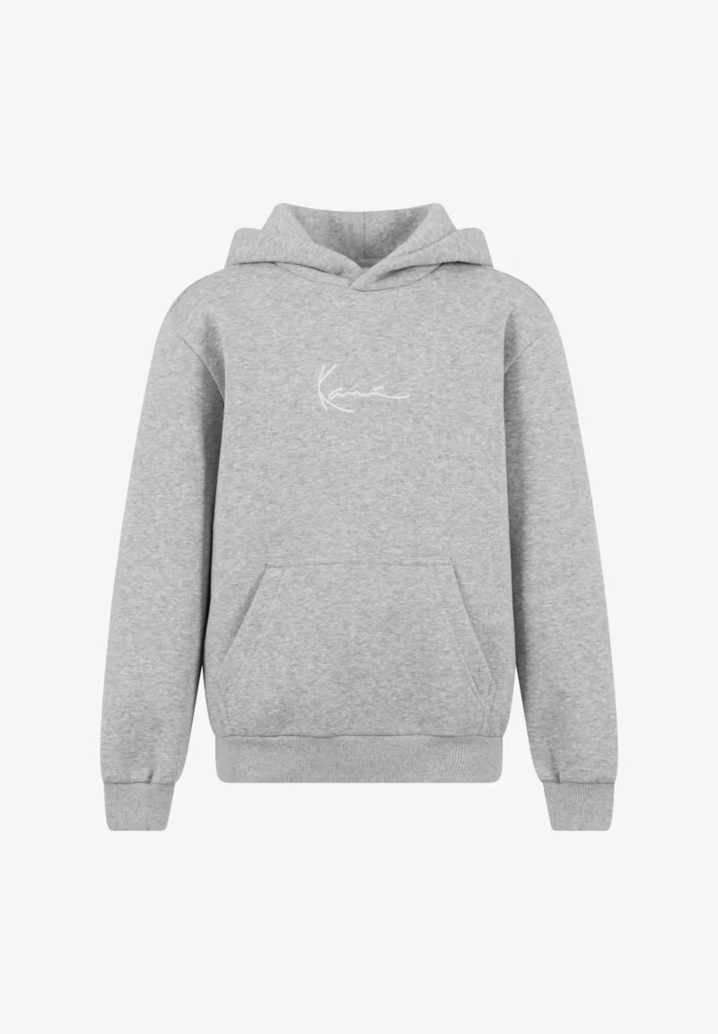 παιδικό φούτερ σε γκρι χρώμα από την karl kani , kids small signature essential hoodie grey