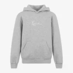 παιδικό φούτερ σε γκρι χρώμα από την karl kani , kids small signature essential hoodie grey